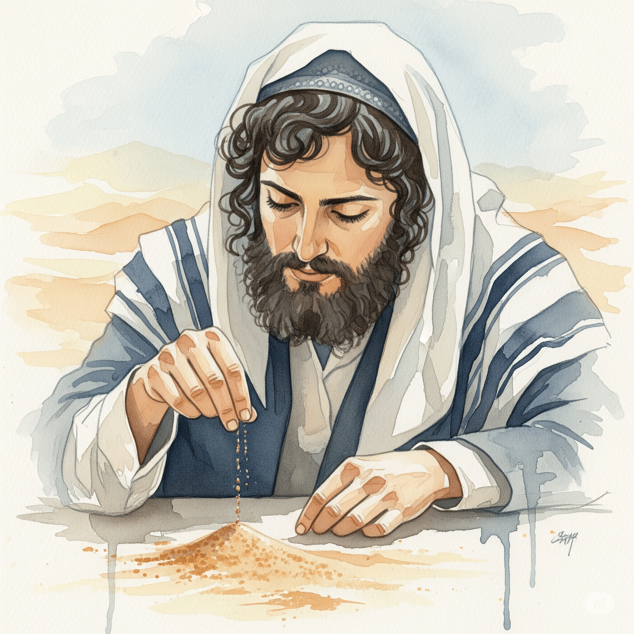 Artistic depiction of strength like a lion